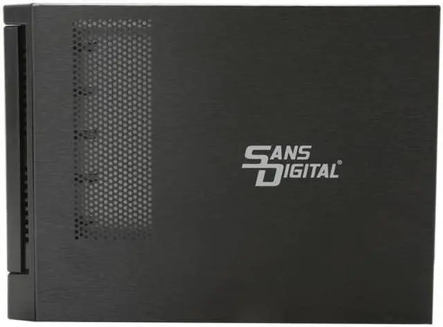 Alt view image 6 of 8 - Sans Digital 5-Bay eSATA RAID 0/1/10/5/JBOD Tower Storage Enclosure w/ 6G PCIe Card TR5M+B (Black)