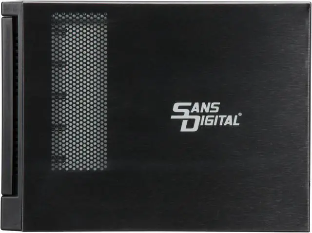 Alt view image 4 of 6 - Sans Digital 5-Bay USB 3.0 / eSATA Hardware RAID5 Tower Storage Enclosure w/ 6G PCIe 2.0 HBA Card TR5UT+B (Black)