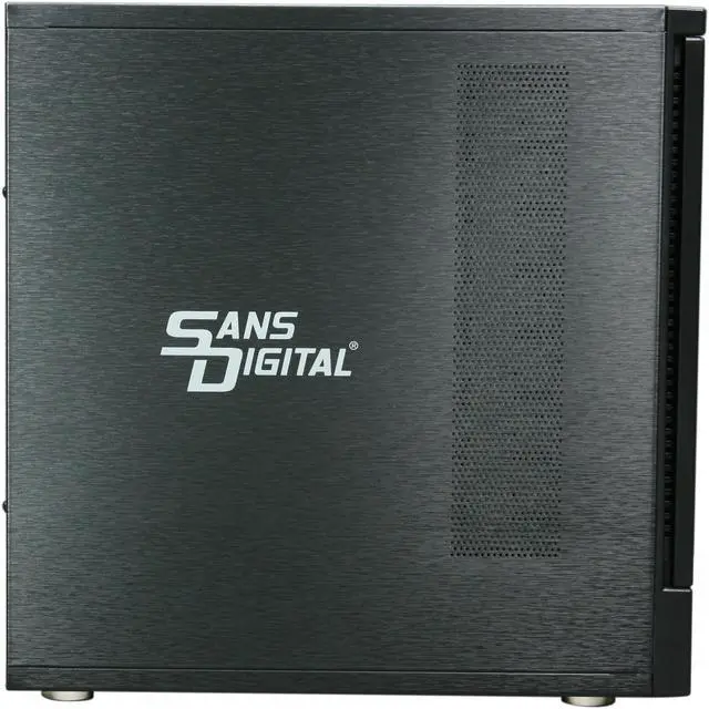 Alt view image 3 of 8 - Sans Digital 8-Bay SAS/SATA JBOD Compact Tower Enclosure w/ Mini-SAS (SFF-8088) x 2 TR8X+B (Black)