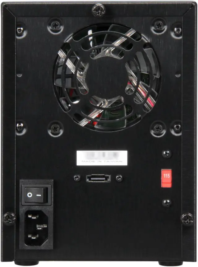Alt view image 4 of 5 - Sans Digital 4 Bay eSATA Port Multiplier JBOD Tower Storage Enclosure (no eSATA Card bundle) TR4M+BNC