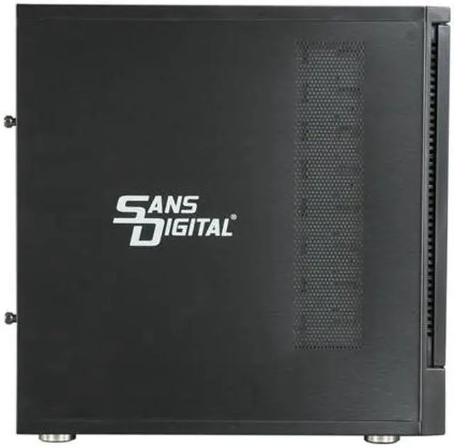 Alt view image 3 of 9 - Sans Digital 8-Bay SATA to USB 3.0 JBOD Tower Storage Enclosure TR8U+B (Black)