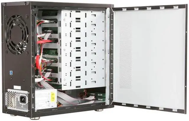 Alt view image 4 of 9 - Sans Digital 8-Bay SATA to USB 3.0 JBOD Tower Storage Enclosure TR8U+B (Black)