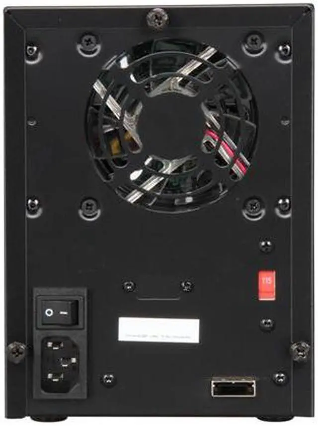 Alt view image 4 of 5 - Sans Digital 4-Bay SAS/SATA JBOD Compact Tower Enclosure w/ Mini-SAS (SFF-8088) x 1 TR4X+B (Black)
