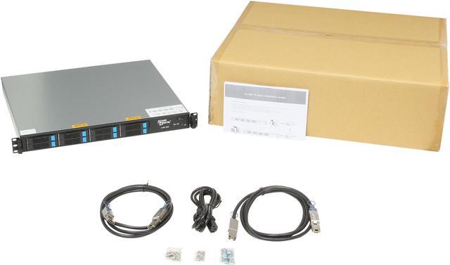 Alt view image 5 of 5 - SANS DIGITAL EliteSTOR ES108X+B JBOD Mini-SAS 6G 1U 8 Bay 2.5 Rackmount SAS/SSD/SATA to 2* mini-SAS (SFF8088) JBOD Storage