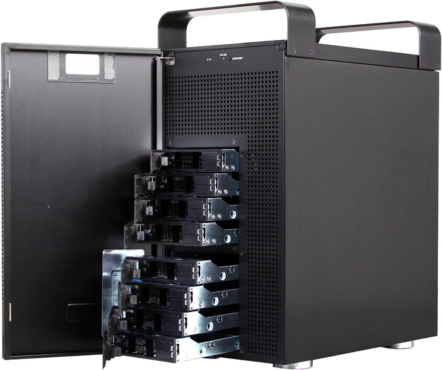 SANS DIGITAL MobileSTOR MS8X+B 8 Bay SAS / SATA mini-SAS * 2 to SAS ...