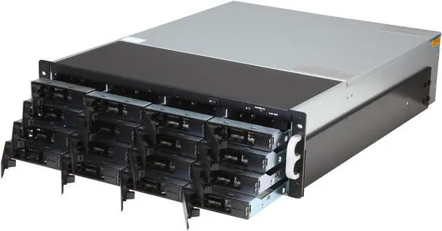 Alt view image 5 of 10 - SANS DIGITAL EliteSTOR ES316X6+BHG 3U 16-Bay 6G SAS/SATA PCIe 2.0 x8 RAID Rackmount Solution