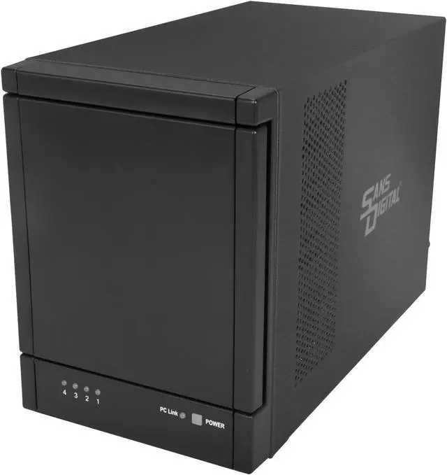 Main image of SANS DIGITAL TowerRAID TR4M6GNC 4-Bay eSATA 6G Port Multiplier JBOD Tower (No eSATA Card Bundled)