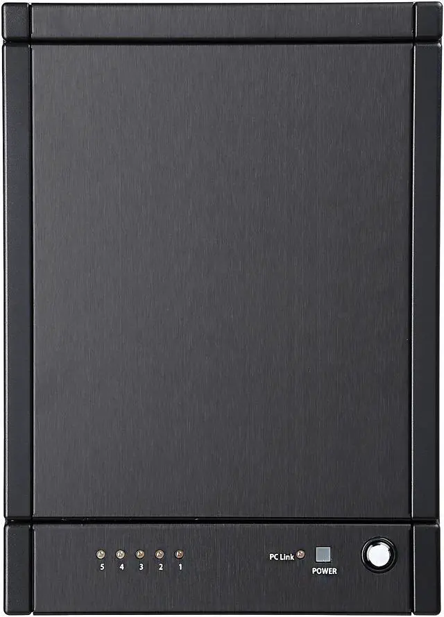 Alt view image 2 of 8 - SANS DIGITAL TowerRAID TR5M6GNC JBOD, RAID available via eSATA RAID card (not inlcuded) 5 x Hot-Swappable 3.5" Drive Bays eSATA 6Gbps (via Port Multiplier) 5 Bay eSATA 6G Port Multiplier JBOD Tower