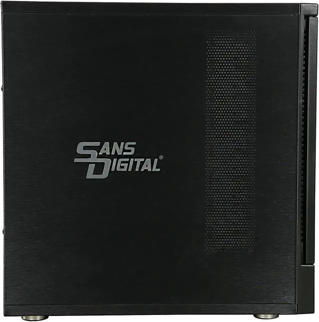 Alt view image 4 of 7 - SANS DIGITAL TowerRAID TR8M6GNC JBOD, RAID available via eSATA RAID card (not inlcuded) 8 x Hot-Swappable 3.5" Drive Bays eSATA 6Gbps (via Port Multiplier) 8 Bay eSATA 6G Port Multiplier JBOD Tower