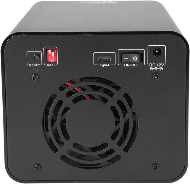 Alt view image 5 of 10 - SANS DIGITAL MobileRAID MR2UT6G 0, 1, JBOD and Spanning USB 3.1 Type-C, Fully Loaded 2-bay External RAID Solution