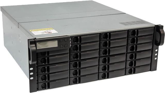 Alt view image 2 of 8 - SANS DIGITAL ES424X12P ?JBOD (RAID is supported by additional RAID card) 4U SAS 12G JBOD Rackmount