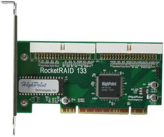 Alt view image 3 of 6 - HighPoint RocketRAID 133 PCI IDE Controller Card
