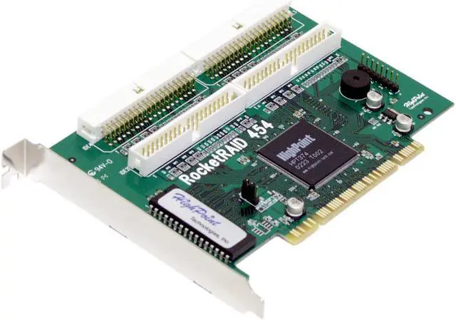 Main image of HighPoint RocketRAID 454 PCI IDE Controller Card