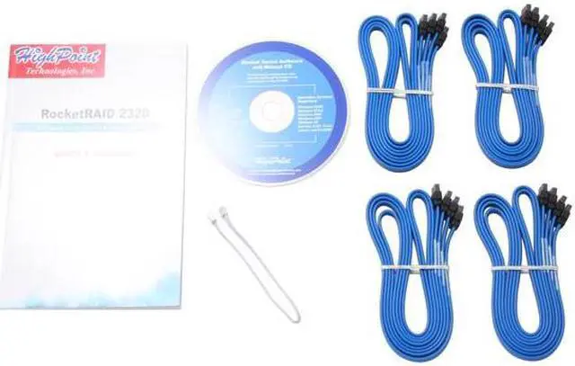 Alt view image 4 of 5 - HighPoint RocketRAID 2320 PCI-Express x4 SATA II (3.0Gb/s) RAID Controller Card