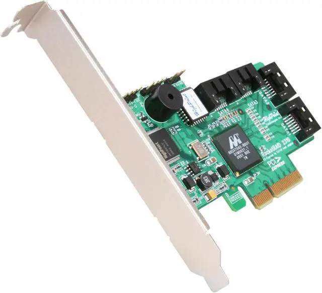 Main image of HighPoint RocketRAID 2310 PCI Express x4 (x8 and x16 slot compatible) SATA II (3.0Gb/s) Controller Card