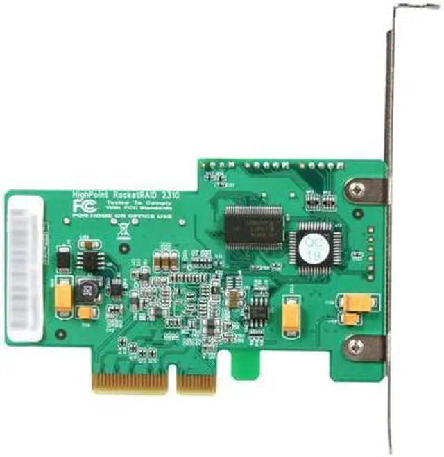 Alt view image 4 of 6 - HighPoint RocketRAID 2310 PCI Express x4 (x8 and x16 slot compatible) SATA II (3.0Gb/s) Controller Card