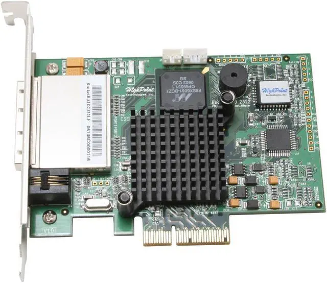 Alt view image 3 of 6 - HighPoint RocketRAID 2322 PCI Express x4 compatible with (x8 and x16) interface SATA II (3.0Gb/s) Controller Card