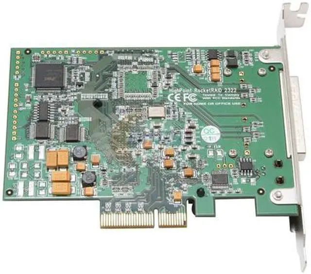 Alt view image 4 of 6 - HighPoint RocketRAID 2322 PCI Express x4 compatible with (x8 and x16) interface SATA II (3.0Gb/s) Controller Card