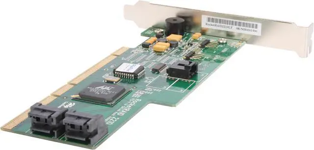 Alt view image 4 of 7 - HighPoint RocketRAID 2210 PCI-X SATA II (3.0Gb/s) Controller Card