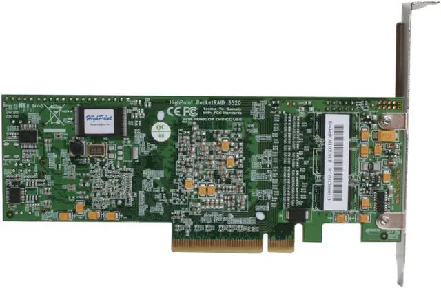 Alt view image 3 of 7 - HighPoint RocketRAID 3520 SATA II RAID Controller with Intel 2nd Generation PCI-Express I/O Processor