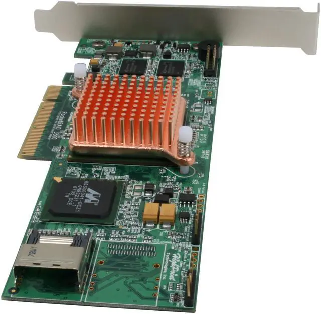 Alt view image 4 of 6 - HighPoint RocketRAID 3510 SATA II Hardware RAID Controller with Intel 2Nd Generation PCI-Express I/O Processor RAID 0/1/5/6/10 JBOD