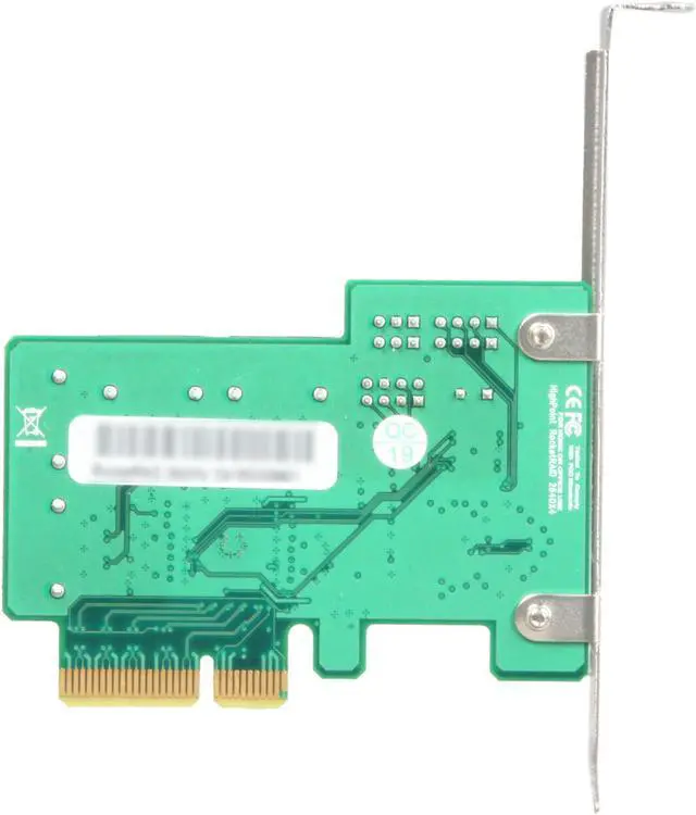 Alt view image 4 of 5 - HighPoint RocketRAID 2640X4 PCI-Express x4 Four-Port SATA and SAS RAID Controller Card