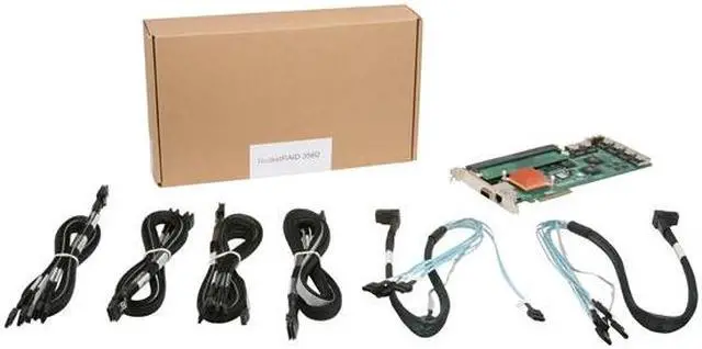 Alt view image 6 of 6 - HighPoint RocketRAID 3560 PCI-Express x8 SATA II (3.0Gb/s) Raid Controller w/ Supports up to 24 SATA II drives with 6 x Mini-SAS port