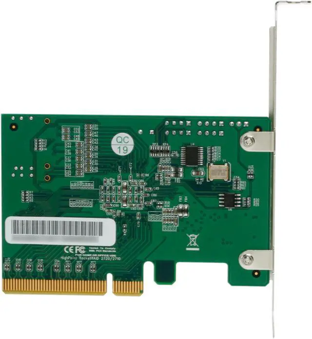 Alt view image 4 of 5 - HighPoint RocketRAID 2720 PCI-Express 2.0 x8 Low Profile SATA / SAS RAID Controller Card