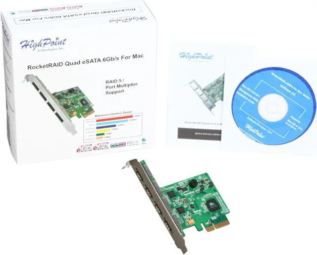 Carte contrôleur RAID SATA HighPoint RocketRAID 1720 PCI (D'occasion) à