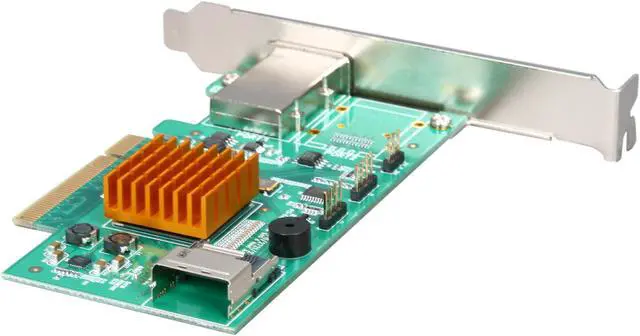 Alt view image 5 of 6 - HighPoint RocketRAID 2721 PCI-Express 2.0 x8 Low Profile SATA / SAS Controller Card