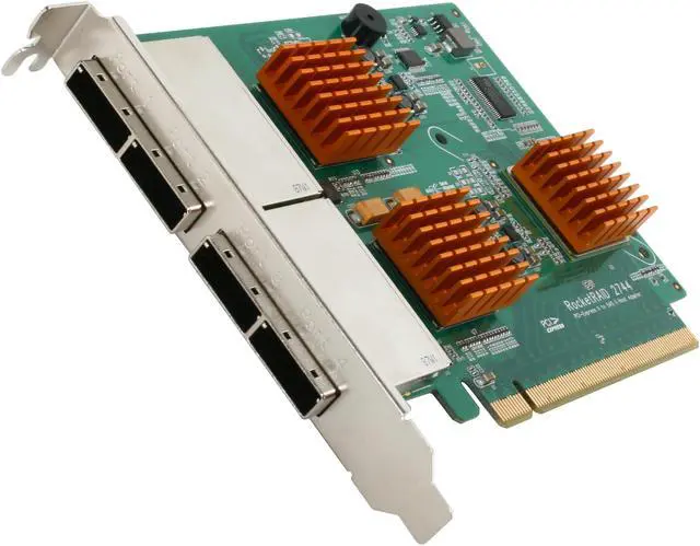Main image of HighPoint RocketRAID 2744 PCI-Express 2.0 x16 SATA / SAS Controller Card