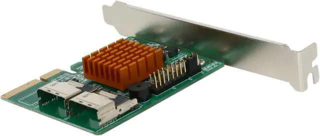 Alt view image 5 of 6 - HighPoint RocketRAID 2680 SGL PCI-Express x4 Low Profile SATA / SAS RAID Controller Card