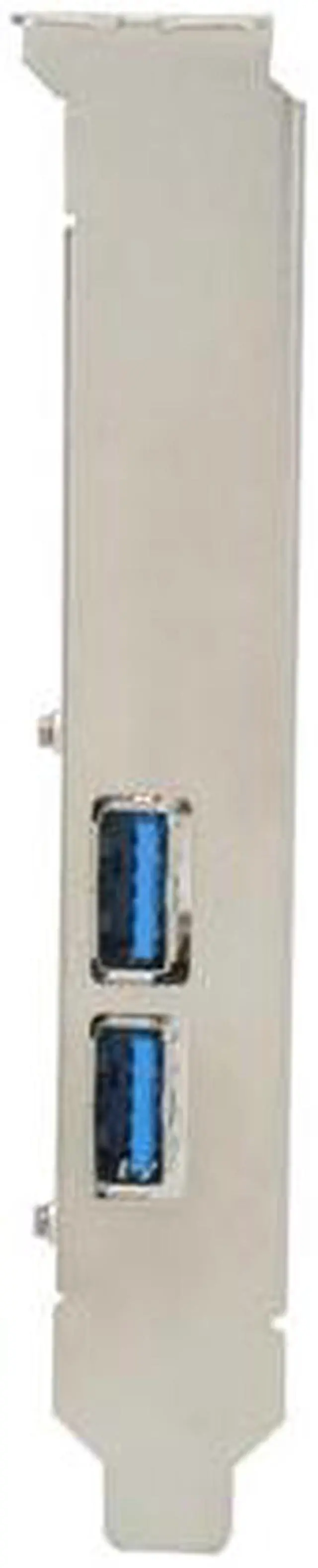 Alt view image 2 of 6 - HighPoint RocketU 1022A PCI-Express 2.0 x1 Low Profile USB 3.0 HBA Controller Card
