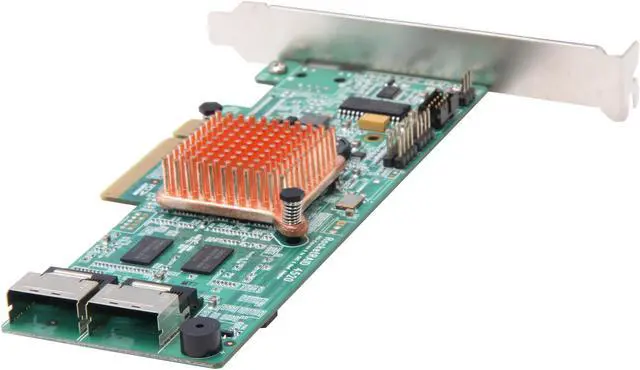 Alt view image 4 of 5 - HighPoint RocketRAID 4520 8-Channel SAS/SATA 6Gb/s PCI-E 2.0 x8, DDR3 512MB Onboard Memory, RAID-on-Chip Controller Card