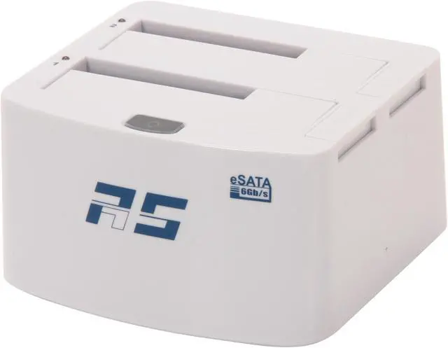 Main image of HighPoint RocketStor 5322 2 3.5" Drive Bays 2 x eSATA 6Gb/s Next Generation Dual-Dedicated 3.5"/2.5" Storage Dock