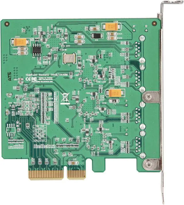 Alt view image 5 of 5 - HighPoint RocketU 1144C 3rd Generation 4-Port USB 3.0 Controller Card, PCI-Express 2.0 x4