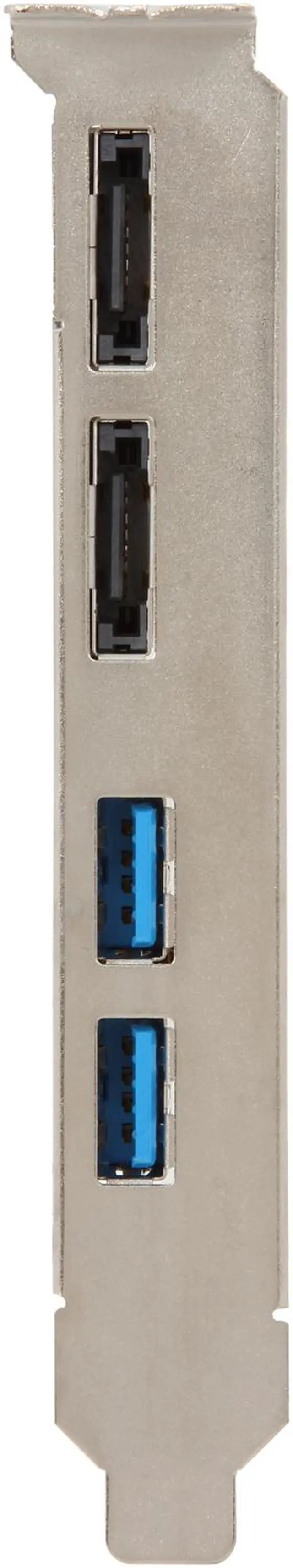Alt view image 2 of 5 - HighPoint RocketU 1144E PCI-Express 2.0 x4 USB 3.0 Host Controller