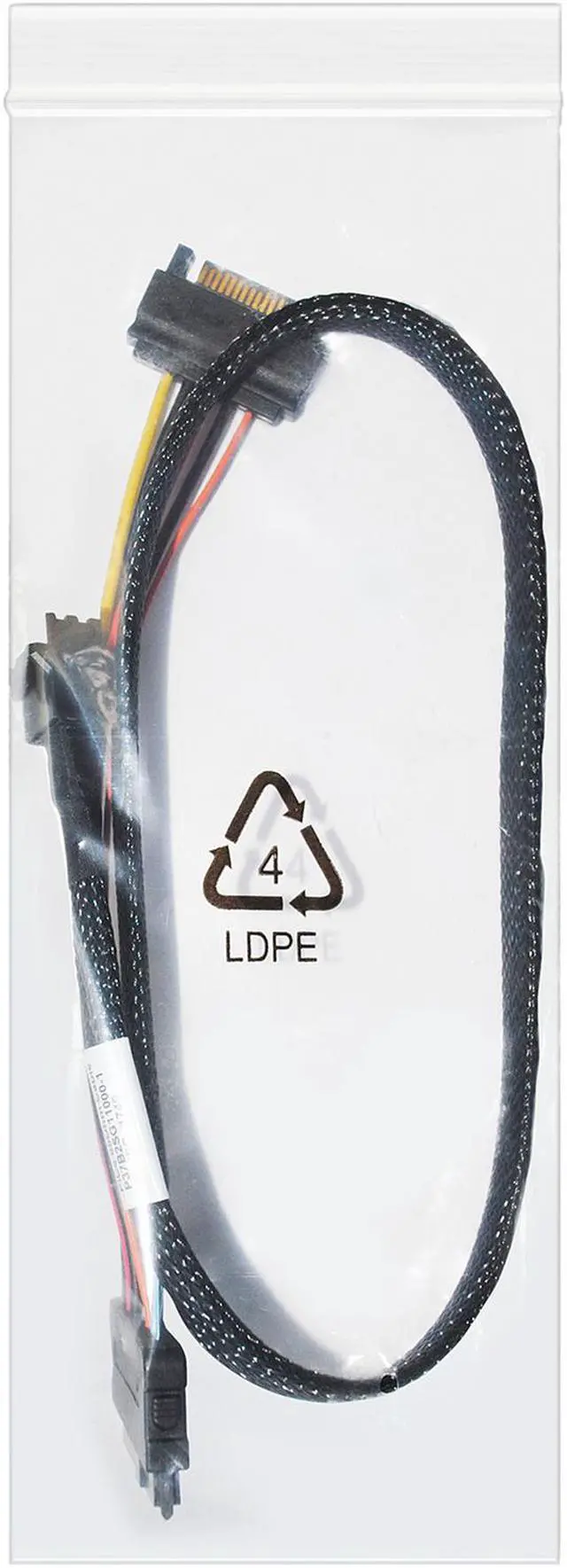 Alt view image 3 of 3 - HighPoint 8643-8639-50 Cable - SFF-8643 to U.2 SFF-8639 Connector with 15-pin SATA Power Connector