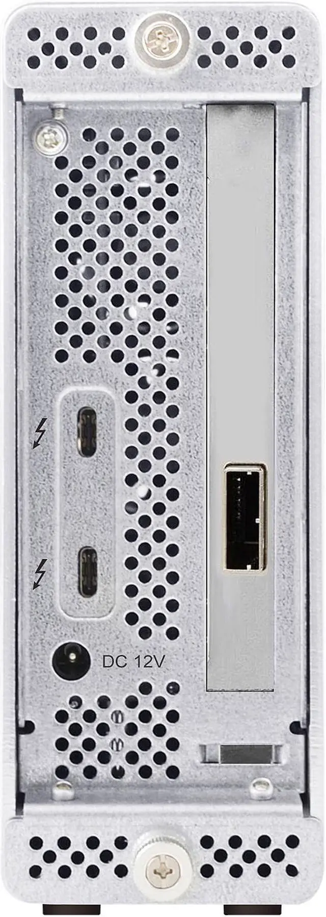Alt view image 4 of 5 - HighPoint RocketStor RS6661A-mSAS1 RAID Support: RAID 0, 1, 5, 10 & JBOD / Non-RAID Mode  
Note: RAID 6 not supported for macOS Thunderbolt 3 to 1 x Mini-SAS Port Adapter (4 x SATA Channels)