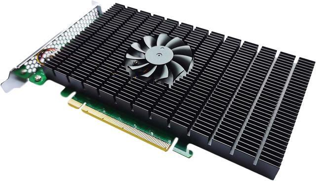 Alt view image 5 of 8 - HighPoint SSD7505 PCIe 4.0 x16 4-Channel M.2 NVMe RAID Controller