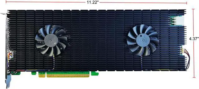 Alt view image 2 of 8 - HighPoint SSD7540 PCI-Express PCIe 4.0 x16 8-Port M.2 NVMe RAID Controller