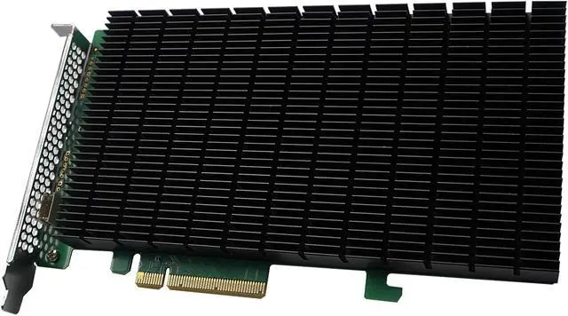Alt view image 3 of 7 - HighPoint SSD6204 PCI-Express 3.0 x8 PCI-Express Driverless, Bootable 4x M.2 PCIe Gen3 x8 NVMe RAID Controller