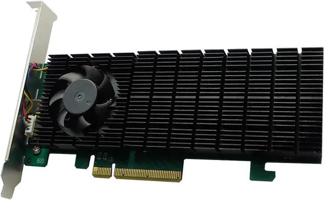 Alt view image 4 of 7 - HighPoint SSD6204 PCI-Express 3.0 x8 PCI-Express Driverless, Bootable 4x M.2 PCIe Gen3 x8 NVMe RAID Controller