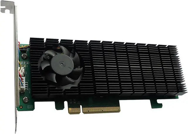 Alt view image 3 of 7 - HighPoint SSD6202 Driverless, Bootable 2x M.2 PCIe Gen3 x8 NVMe RAID Controller