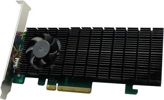 Alt view image 4 of 7 - HighPoint SSD6202 Driverless, Bootable 2x M.2 PCIe Gen3 x8 NVMe RAID Controller