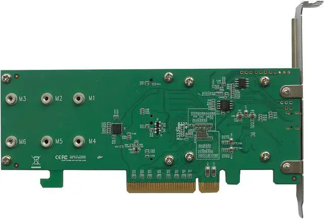 Alt view image 6 of 7 - HighPoint SSD6202 Driverless, Bootable 2x M.2 PCIe Gen3 x8 NVMe RAID Controller