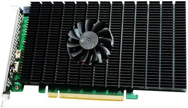 Alt view image 2 of 4 - HighPoint SSD7104F PCI-Express 3.0 x16 PCI-Express Controller Card