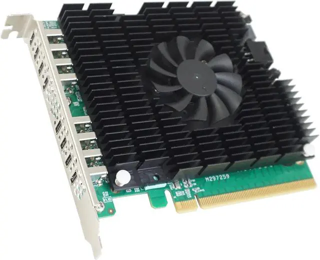 Alt view image 3 of 4 - HighPoint RU1488C PCIe 3.0 x16 USB 3.2 20Gb/s Host Controller