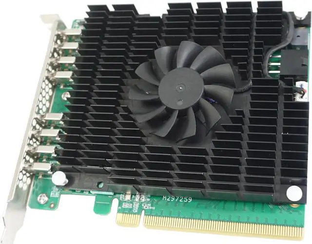 Alt view image 2 of 4 - HighPoint RU1488C PCIe 3.0 x16 USB 3.2 20Gb/s Host Controller