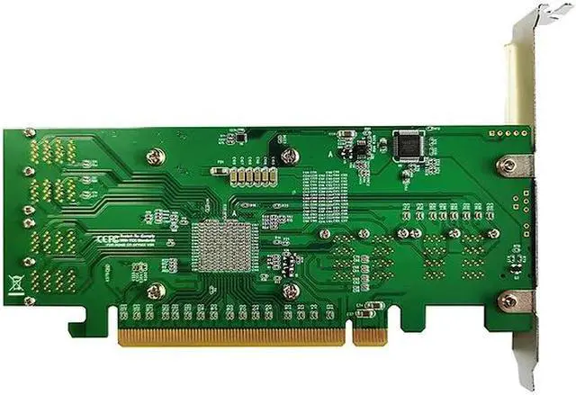 Alt view image 2 of 5 - HighPoint Rocket 1180 8x U.2 Port to PCIe 3.0 x16 NVMe HBA Controller